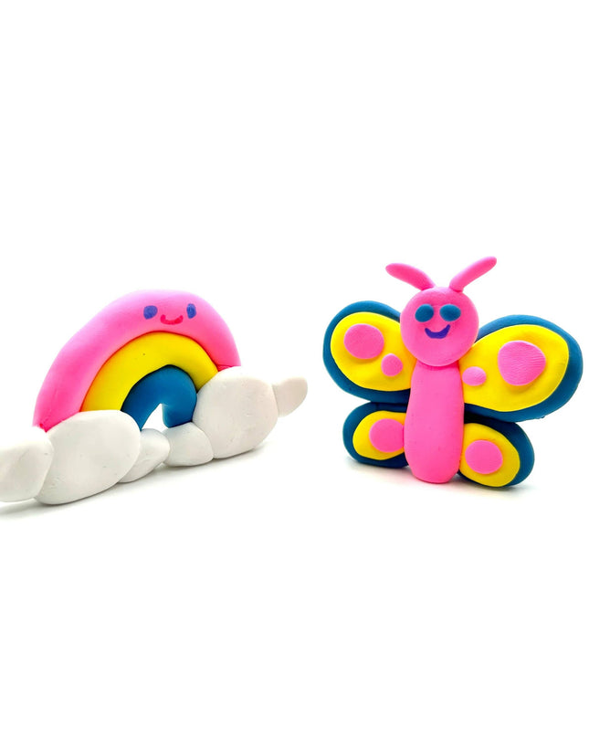 Creatibles D.I.Y. Air-Dry Clay Kit: Rainbow BFFs