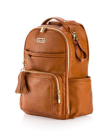 Cognac Boss Plus™ Backpack Diaper Bag
