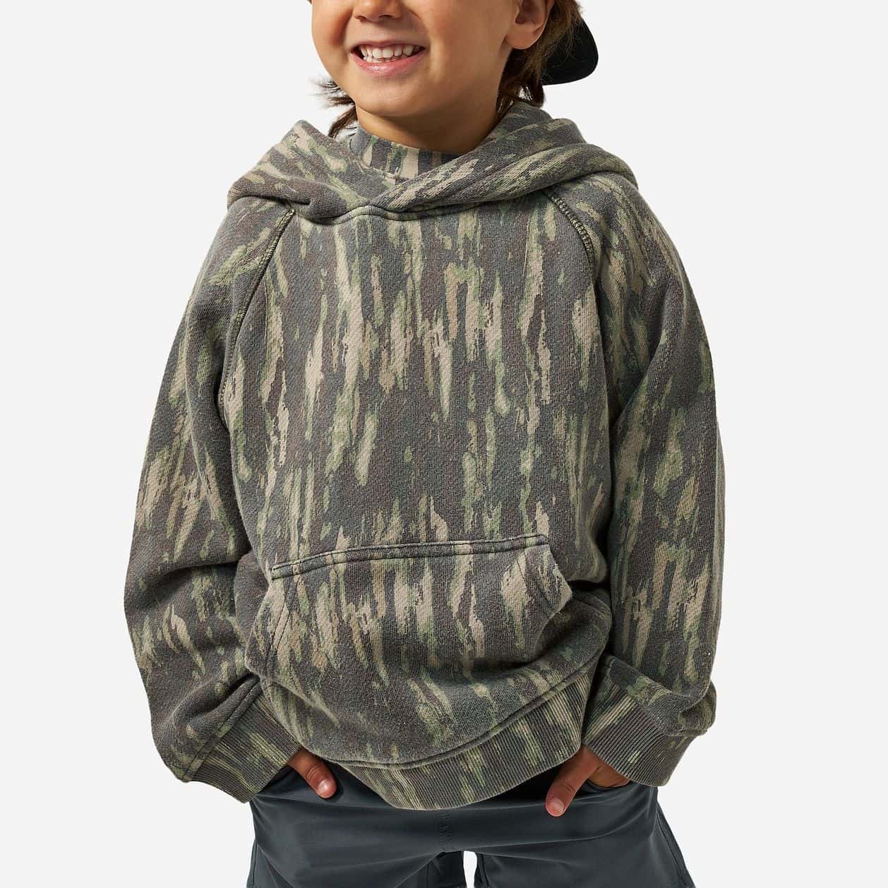 Youth Vintage Washed Hoodie | Midland Camo