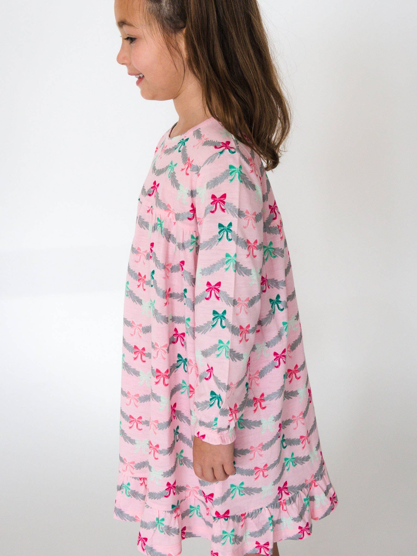 Sparkle Pink Tinsel Tidings Pajama Night Gown