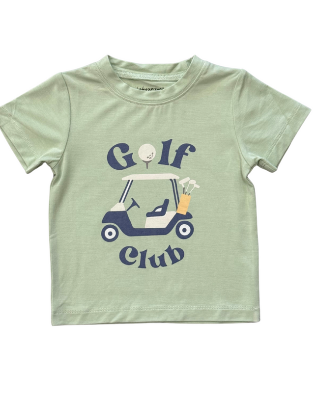 Golf Club Short Sleeve Tee | Lime