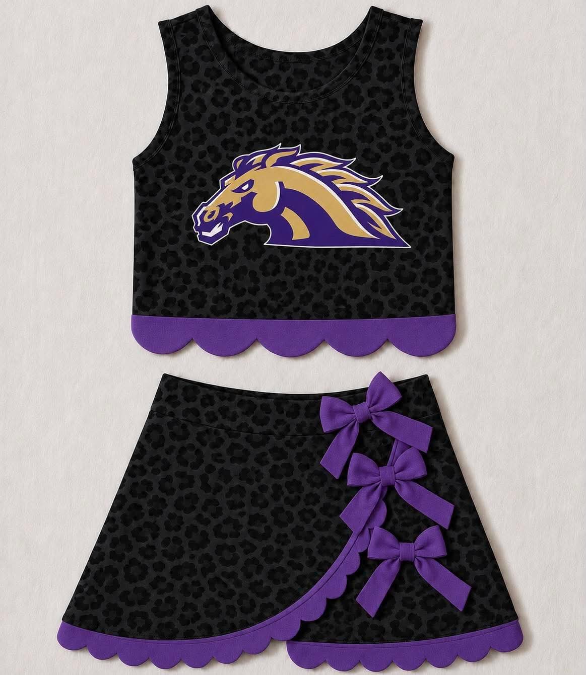 Meadow Broncos Spirit Set | Leopard