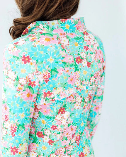 Power Petals Full-Zip Ruffle Active Jacket