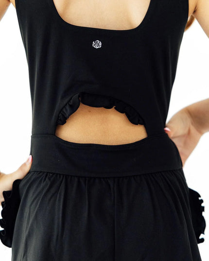 Balanced Black Active Romper