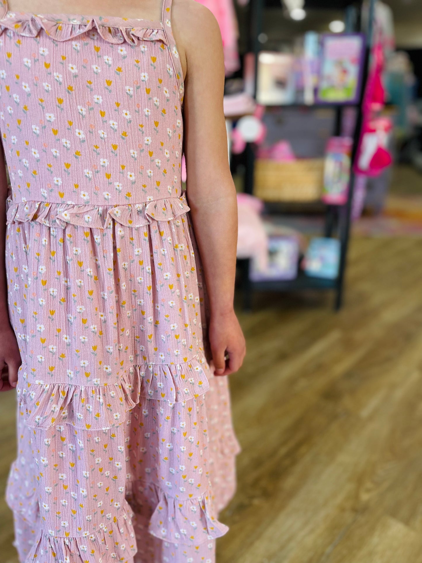Girl’s Maxi Dress | Mini Daisy