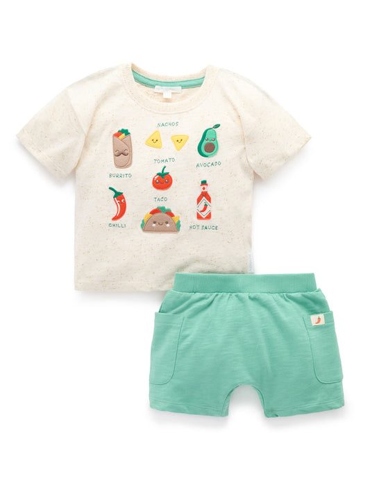 Fiesta Foods Set | Iguana Green + White