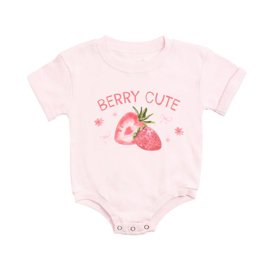 Berry Cute Strawberry Romper