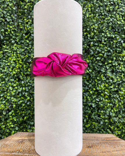 Metallic Pink Headband