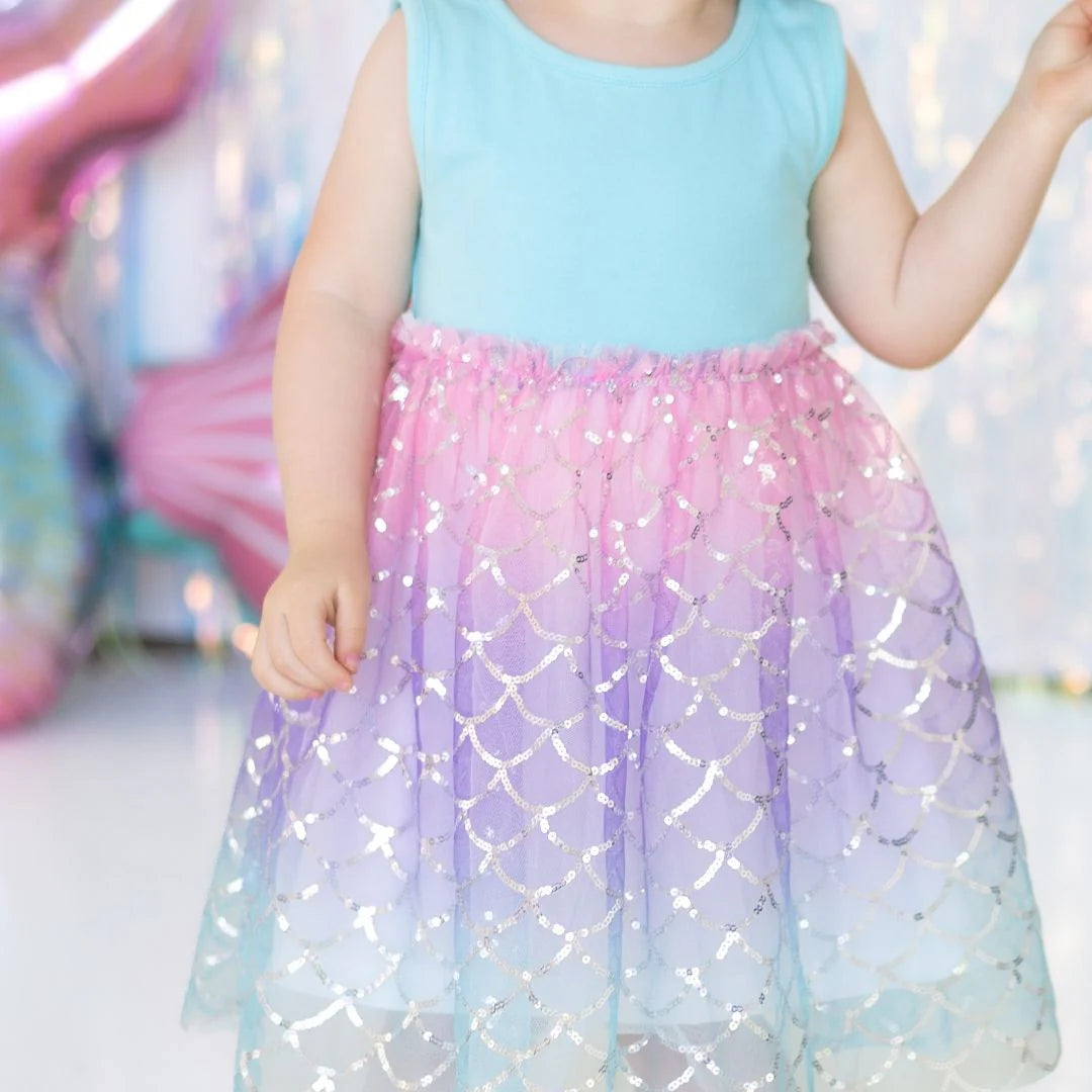 Sparkling Mermaid Tank Tutu Dress