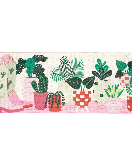 Potted Plants - 400 Piece Panoramic Puzzle