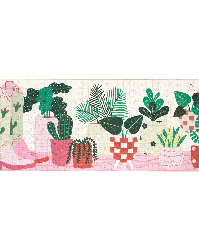 Potted Plants - 400 Piece Panoramic Puzzle