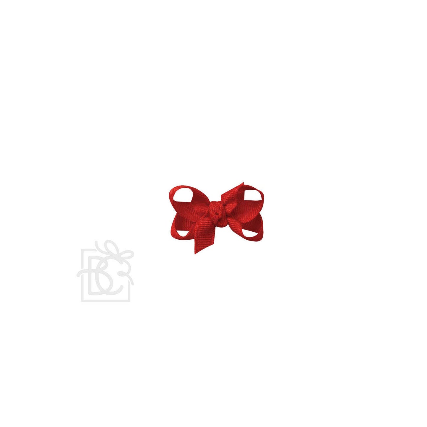 SIGNATURE GROSGRAIN BOW ON CLIP: 6.5" Jumbo - 2.25" Ribbon on Lg. Alligator Clip / PURPLE