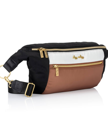 Ritzy Pack  Fanny Pack & Crossbody Diaper Bag: Black