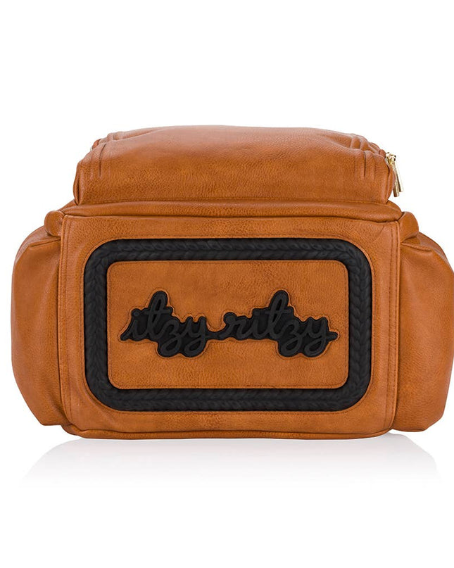 Cognac Boss Plus™ Backpack Diaper Bag