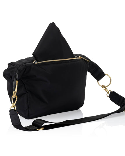 Ritzy Pack  Fanny Pack & Crossbody Diaper Bag: Black