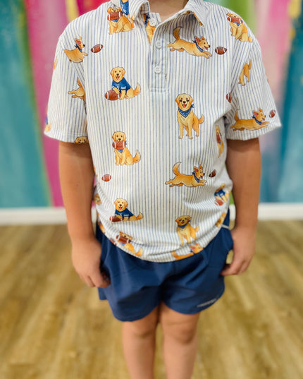Boys Quarter-Bark Polo