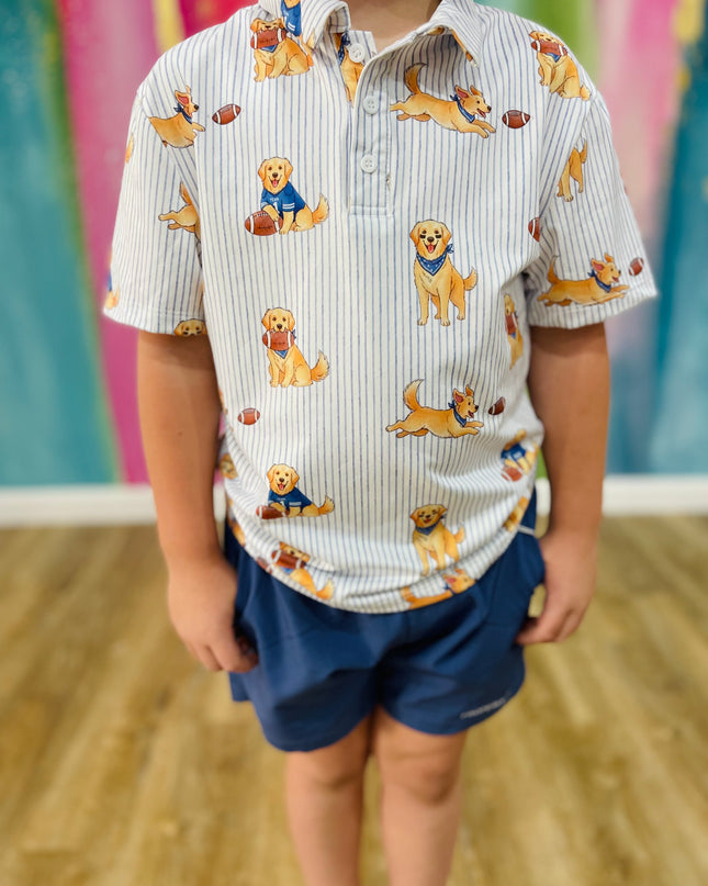 Boys Quarter-Bark Polo