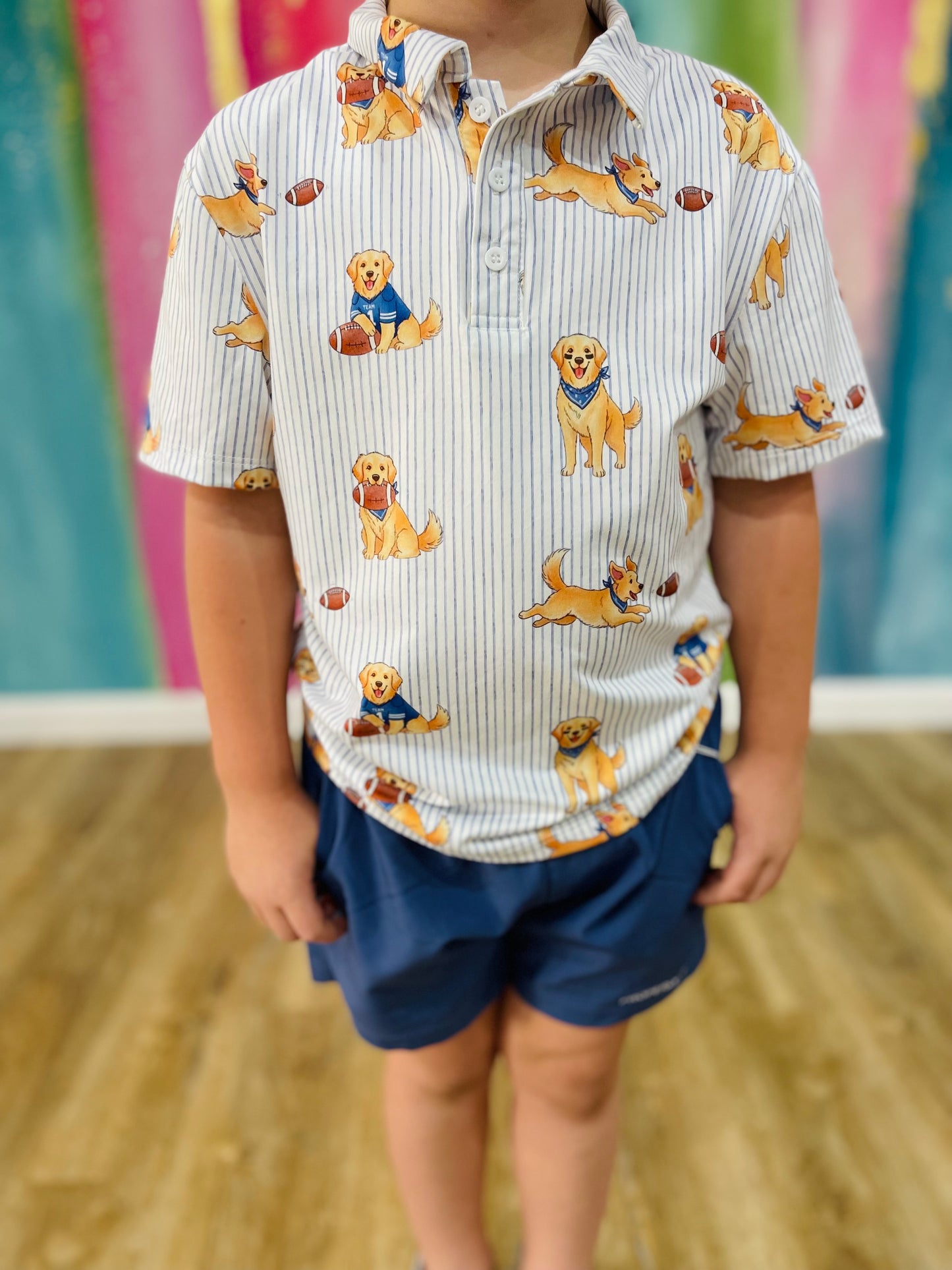 Boys Quarter-Bark Polo
