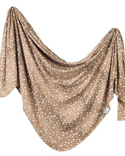 Knit Swaddle Blanket - Fawn