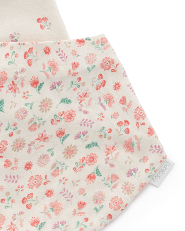 Floral Dribble Bib Two-Pack