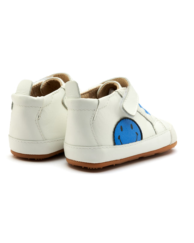 Old Soles Spring Smiley | Neon Blue