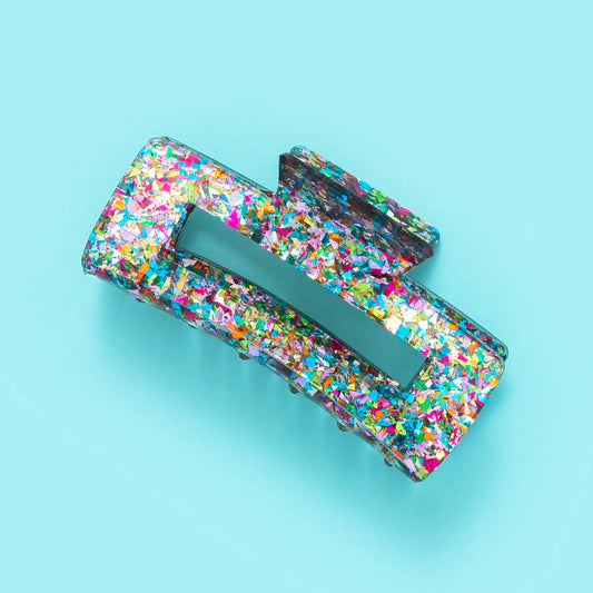 Large Claw Clip | Colorful Confetti