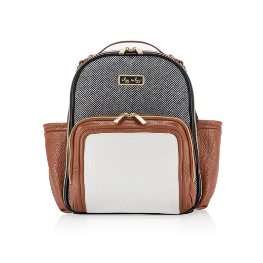 Mini Plus Diaper Bag Backpack | Coffee & Cream