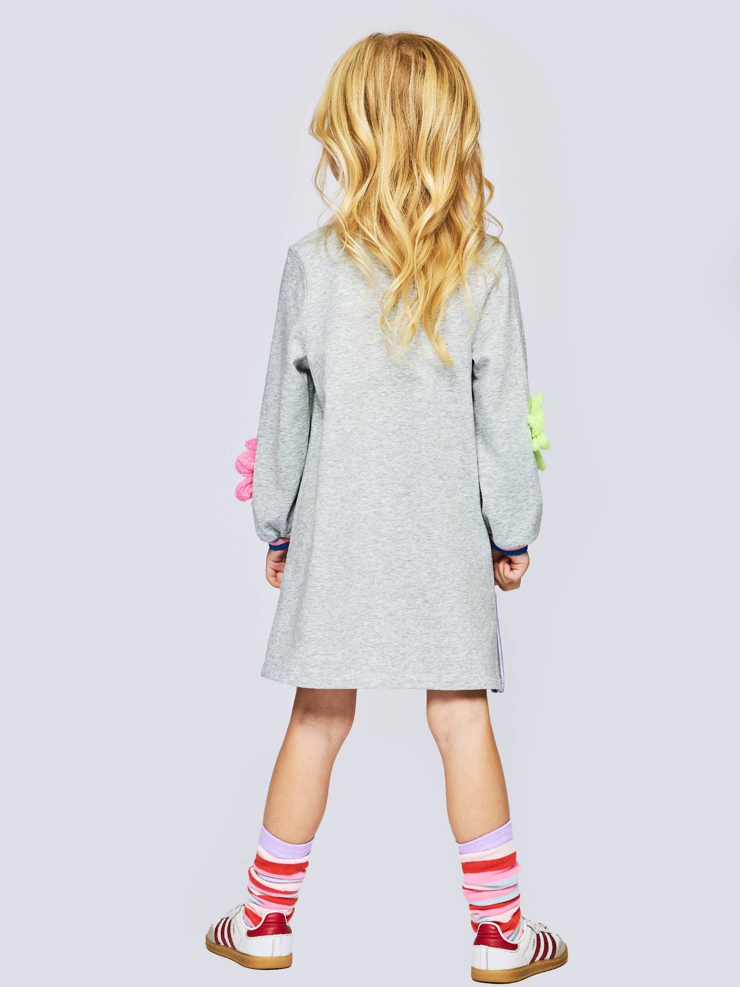 Dress with Crochet Flowers