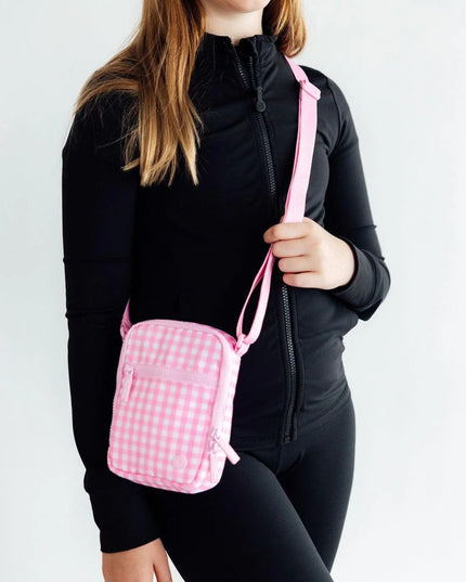 Go-Getter Gingham Crossbody Bag