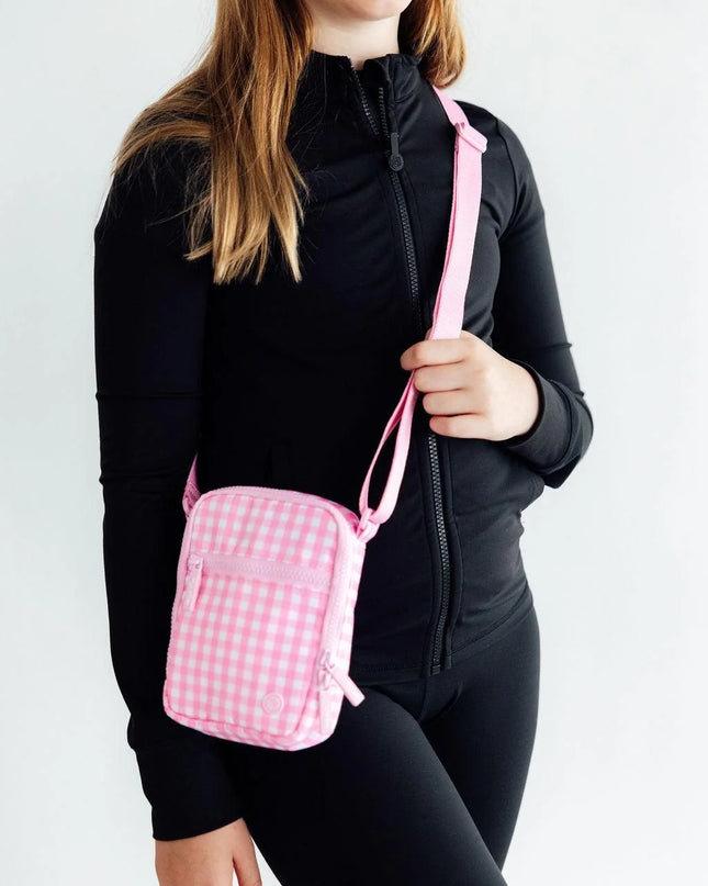 Go-Getter Gingham Crossbody Bag