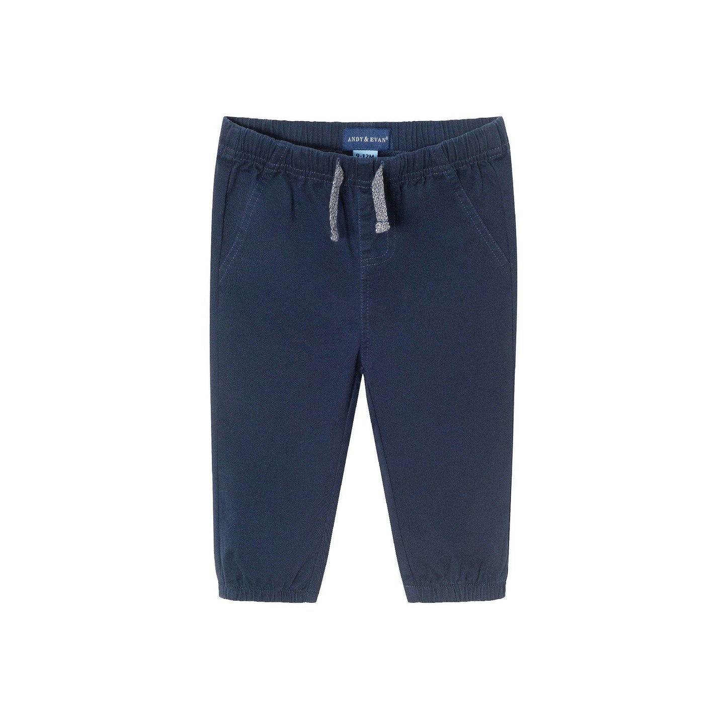 Corduroy Button Down & Navy Joggers Set
