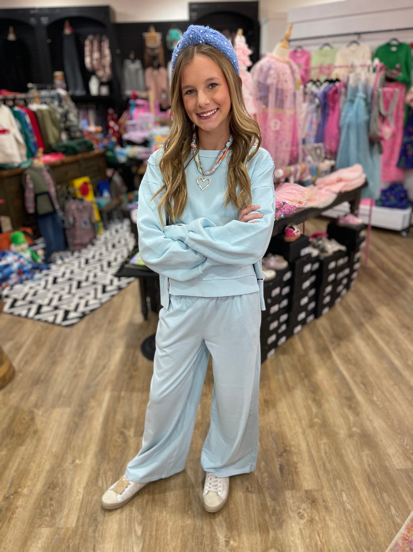 Lounge Lived In Pocket Pants | Calypso Blue