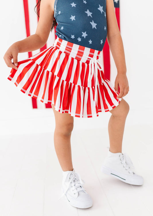 Red Stripe Skort | JUNE 10