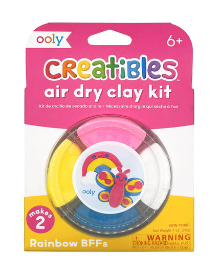 Creatibles D.I.Y. Air-Dry Clay Kit: Rainbow BFFs