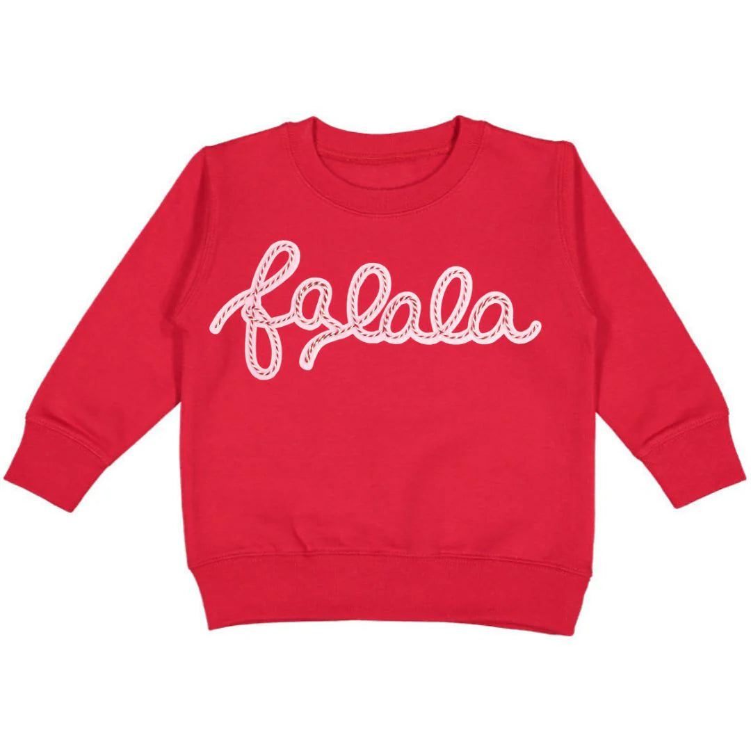 Falala Patch Christmas Sweatshirt