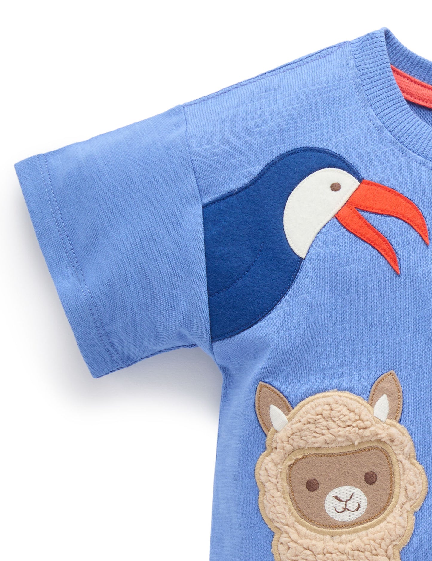 Hola Relaxed Tee | Blue