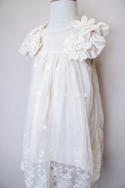 Cream Lace Dress