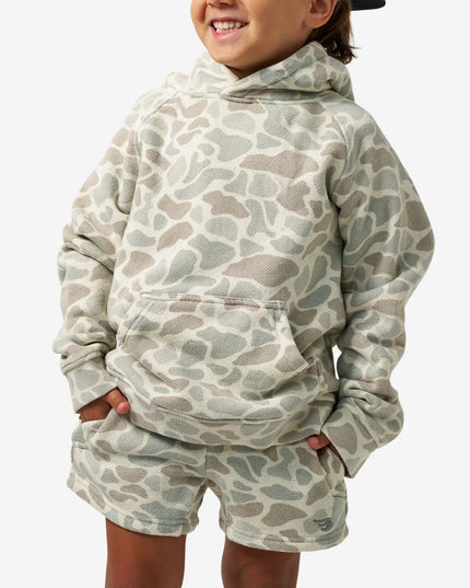 Youth Vintage Washed Hoodie | Classic Deer Camo
