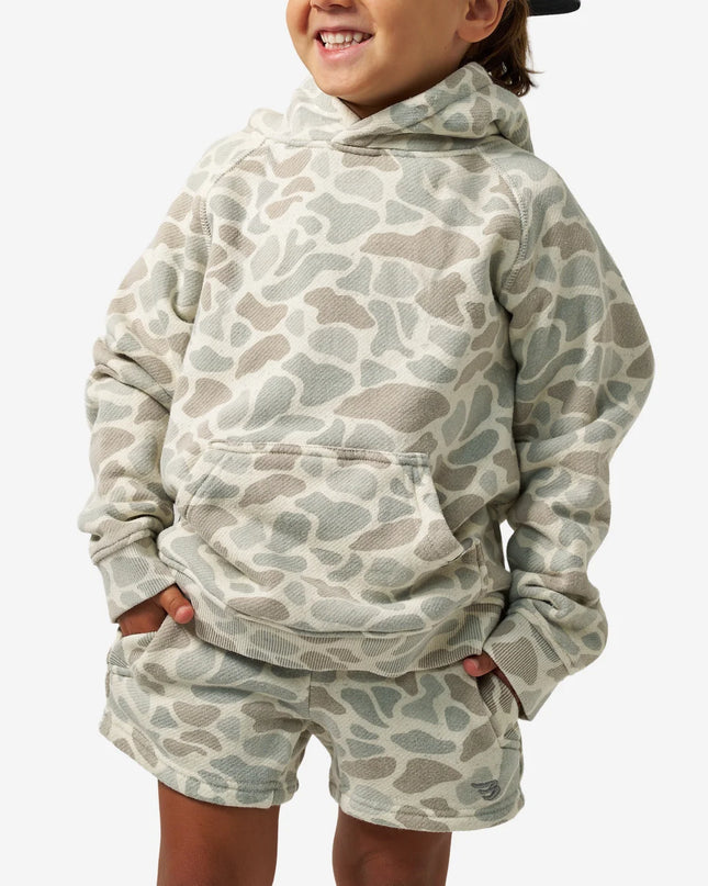 Youth Vintage Washed Hoodie | Classic Deer Camo