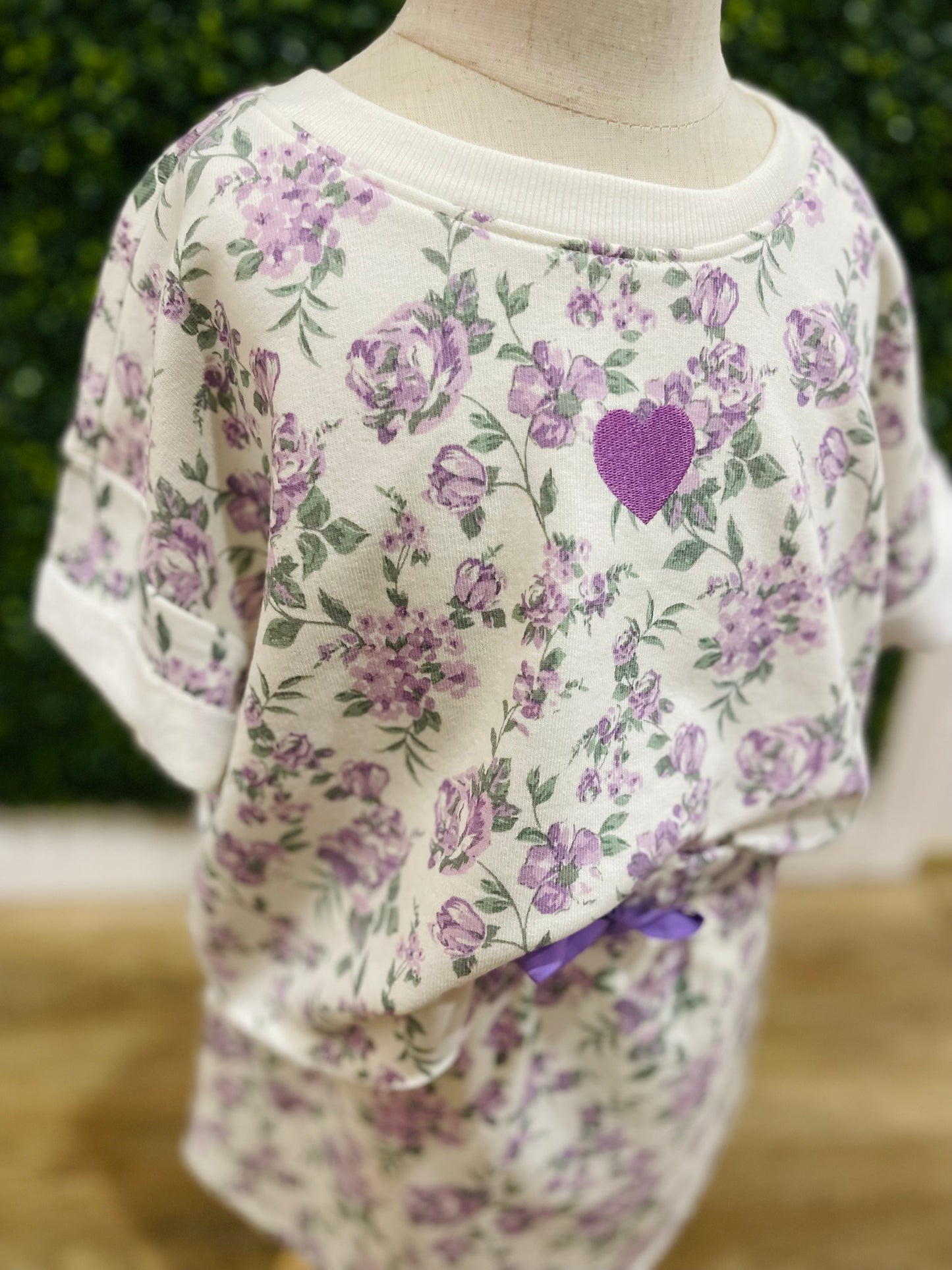 Happy Looks Good | Floral Print With Embroidery Top