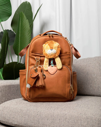 Cognac Boss Plus™ Backpack Diaper Bag