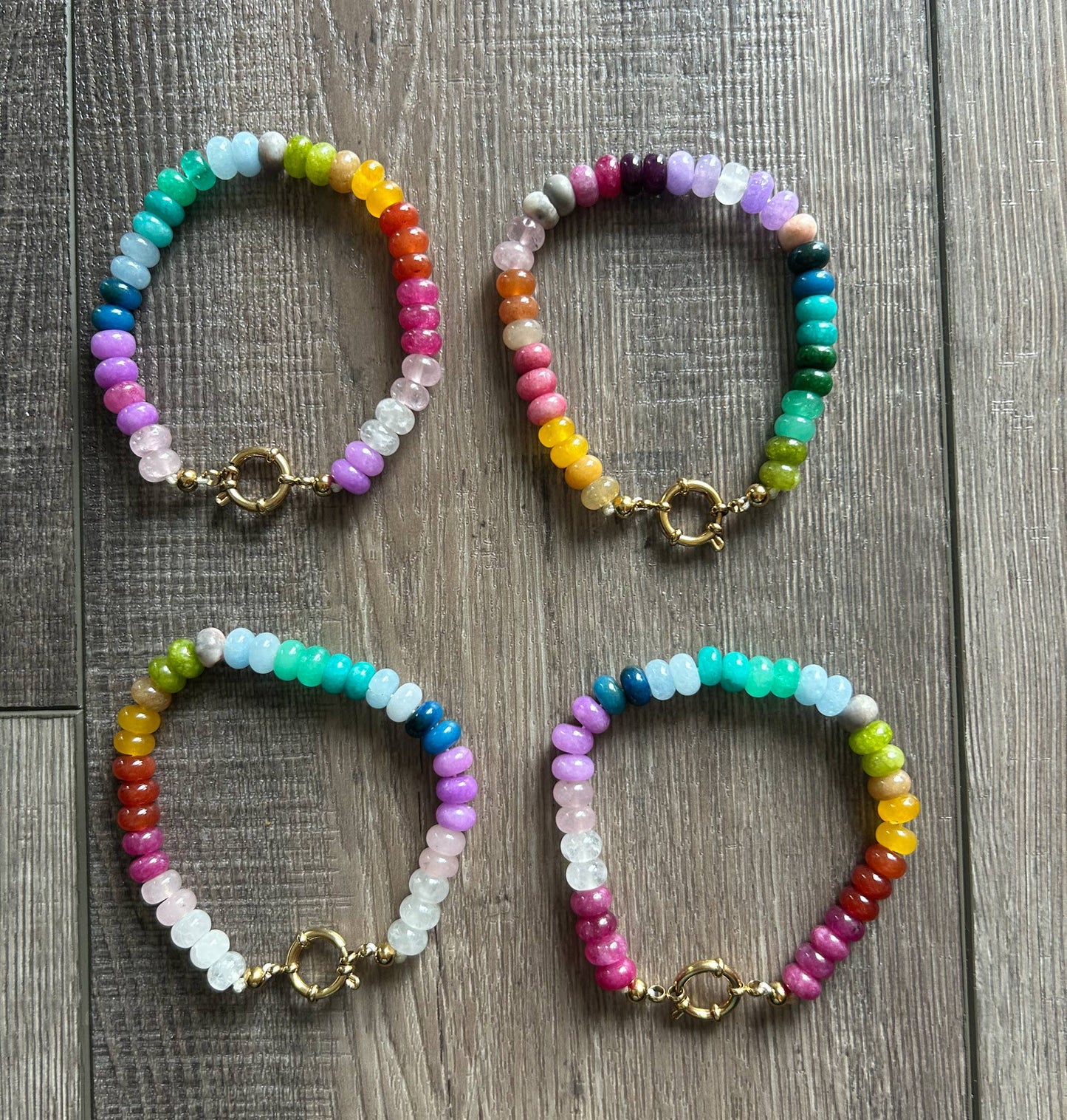 Natural Stone Multi Color Bracelet: A