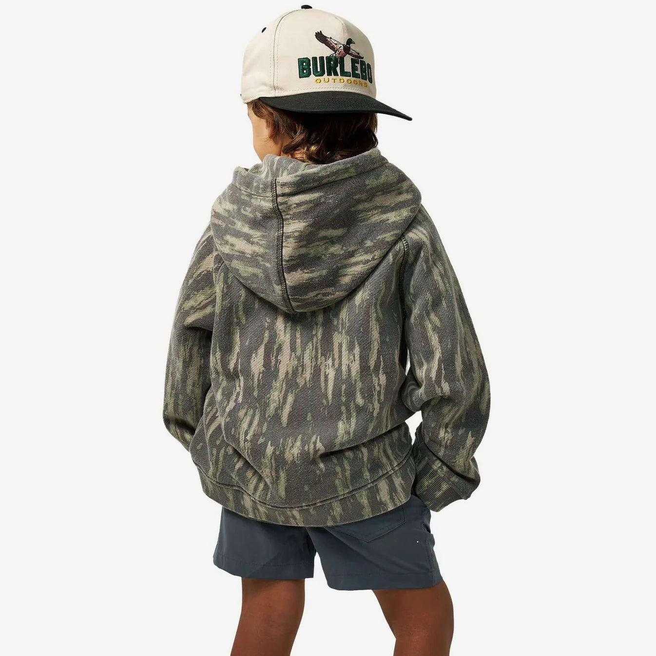 Youth Vintage Washed Hoodie | Midland Camo