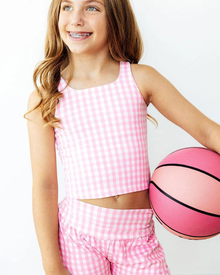 Go-Getter Gingham Active Tank Top