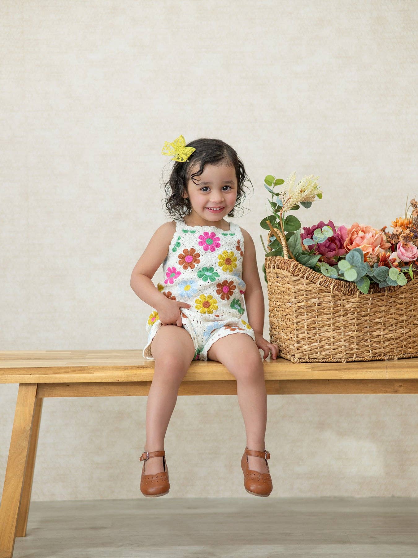 Summer Crochet Floral Set