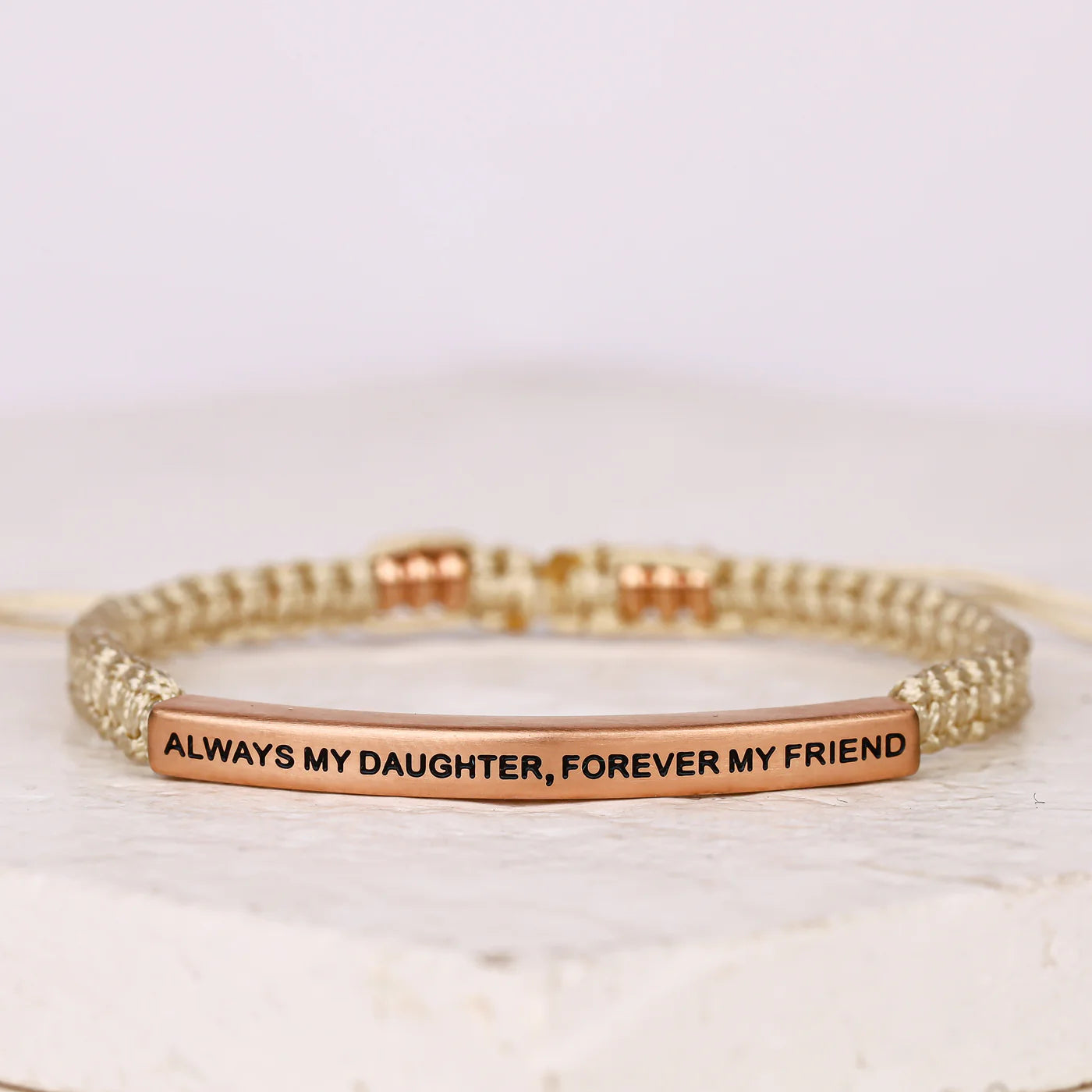 Always My Daughter, Forever My Friend | Tan Rope