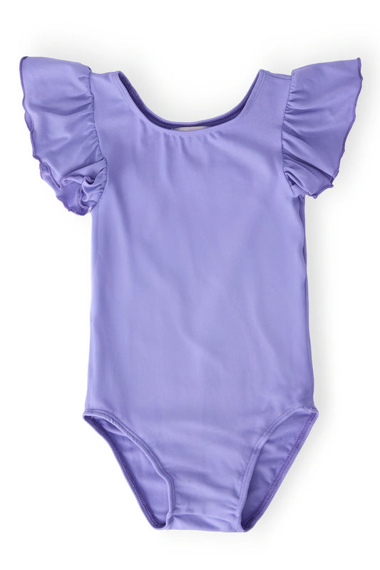 Periwinkle Flutter Sleeve Leotard