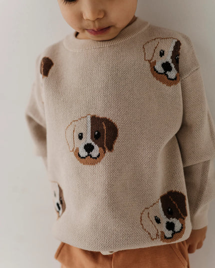 Knit Sweater | Puppies