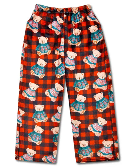 Beary Merry Plush Pants
