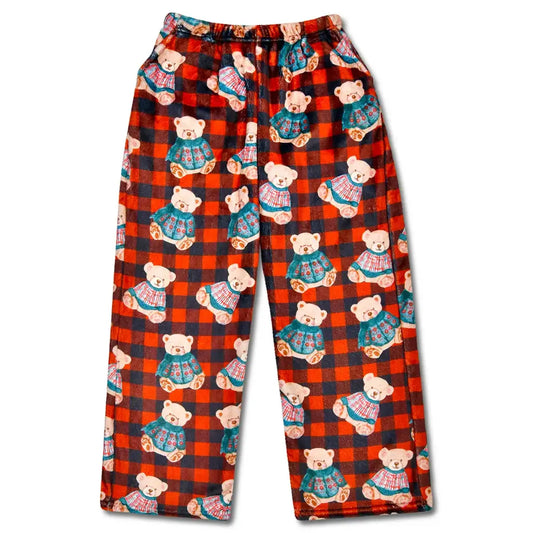 Beary Merry Plush Pants